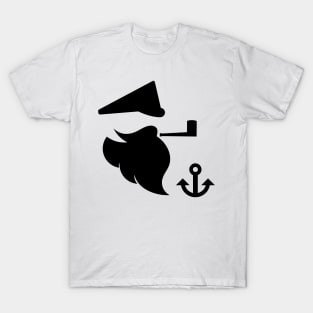 Sea captain with a smoking pipe T-Shirt